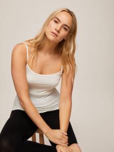 Теплогенерирующая термальная майка John Lewis, слоновая кость