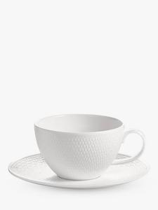 Чайная пара Gio Bone China, 290 мл, белая Wedgwood, ite