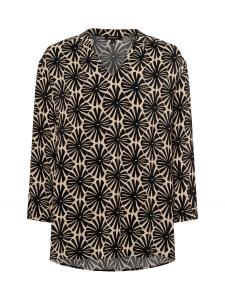 Блузка MORE & MORE, цвет Beige/Black