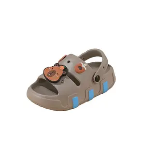 Детские сабо Rebound, устойчивые к истиранию, дышащие, нескользящие NEZHACHAOHAI, черный