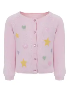 Декорированный кардиган Lapin House, розовый