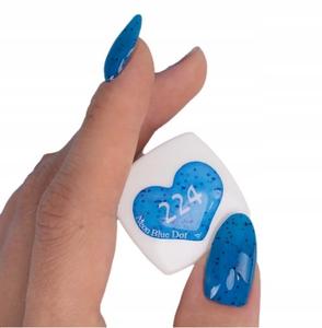 Гибридный лак Elisium 224 Neon Blue Dot