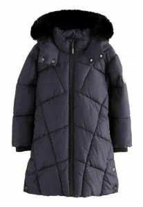 Зимнее пальто удлиненное, стандартного кроя, водоотталкивающее, с утеплителем. Clarks, Navy