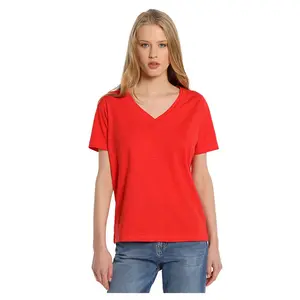 Футболка Lois Jeans 10934 short sleeve v neck, красный