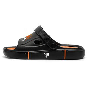 NANJIREN Пляжные сандалии унисекс серо-голубые/хаки-коричневые/бело-оранжевые/черно-оранжевые, цвет Black Orange