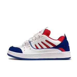 SUPER DRAG Пухлые кроссовки Low Top для скейтборда Унисекс Белый Синий Красный Luzao