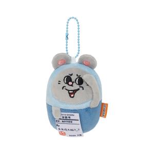 Мягкая кукла-брелок Meiji And Mouse капсульная, высота 12 см The Green Party