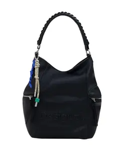 Сумка-Трансформер/Рюкзак с застежкой-молнией и множеством карманов. Desigual, черный