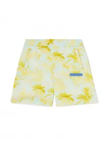 Плавки-шорты с принтом Palm Angels Kids, синий