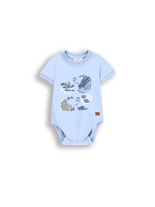 Coccodrillo Боди с короткими рукавами, синего цвета