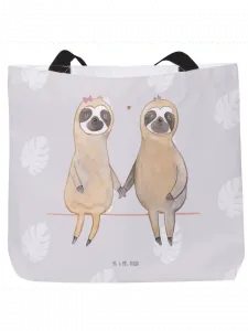 Шоппер Mr. & Mrs. Panda, серый пастельный