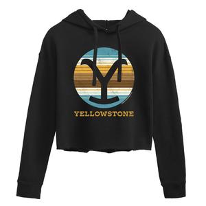 Укороченная толстовка с рисунком «Y» Yellowstone Licensed Character, черный
