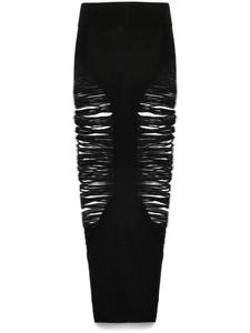 Rick Owens юбка макси Pillar, черный