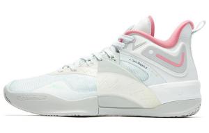 Баскетбольные кроссовки Fang Pro 2 мужские, среднего размера, зеленые/розовые Qiaodan