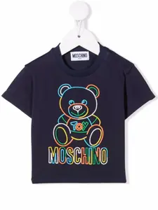 Футболка Teddy Bear Moschino Kids, синий