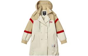 Женский плащ FILA, цвет Рисовый хаки
