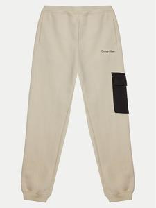 Спортивные брюки свободного кроя Calvin Klein Jeans, экрю