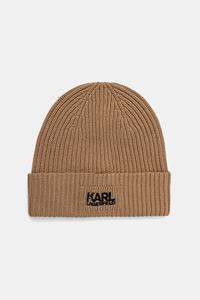 Шапка из смесовой шерсти Karl Lagerfeld, зеленый