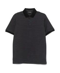 Черные футболки и поло с коротким рукавом Emporio Armani, черный