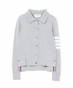 Рубашка с трикотажной вышивкой и пуговицами