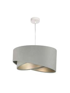 Подвесной светильник Ø 50 x (T)120 см белого, серого и серебристого цветов Licht-Erlebnisse