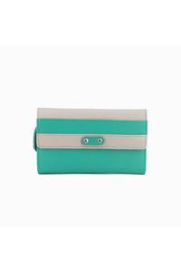 Кожаный кошелек Madison в полоску Eastern Counties Leather, синий