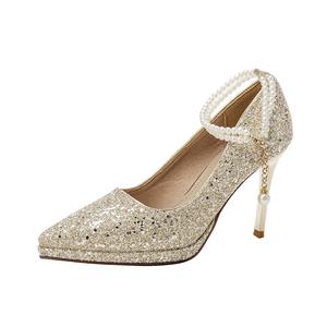 TATAYA Женские туфли на высоком каблуке шампань, цвет Champagne