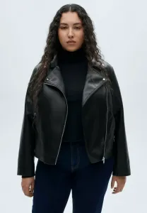 Куртка из искусственной кожи Mango, Black