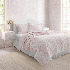 розовый комплект одеял Laura Ashley Bedford, розовый