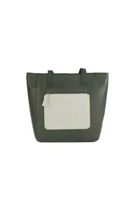 Большая сумка Polly с контрастными карманами Eastern Counties Leather, серый