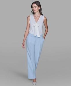 Женские расклешенные брюки с потайной молнией KARL LAGERFELD PARIS, Blue Aura