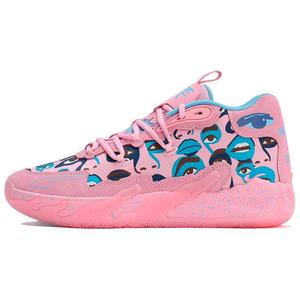 Мужские баскетбольные кроссовки Puma MB.03, Pink and Blue