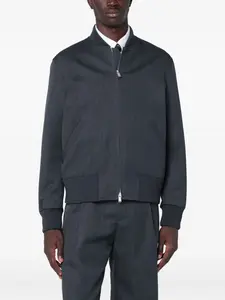 Бомбер на молнии Lardini, серый