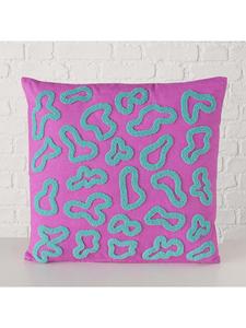 Boltze Подушка «Swirla» фиолетово-бирюзового цвета - (Д)45 x (Ш)45 см