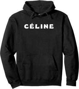 Толстовка Cline Hello My Name Is Name Badge Name Hoodie, черная Celine