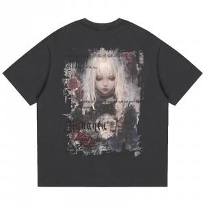 Футболка Unisex Crew Neck Moderate Heavyweight HUANQIU, темно-серый