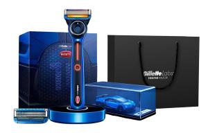 Бритва мужская X Bugatti Car Collaboration Hot Sensation ручная с вращающимися лезвиями пятилезвийная Gillette