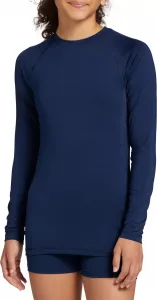 Компрессионная рубашка с длинным рукавом DSG Youth, цвет University Navy