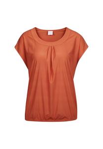 Легкая рубашка с короткими рукавами и круглым вырезом. Madeleine, цвет blutorange