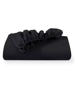 Простыня Queen с двойным начесом и двойным карманом Bare Home, черный