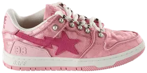 Кроссовки BAPE Wmns Sk8 Sta #1, розовый