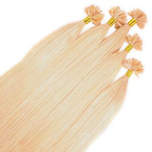 Накладные волосы bonding extensions premium echthaar #9/0 lichtblond 0,8g Hair2Heart, 50cm, количество 25 шт.