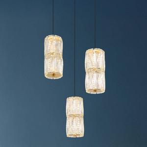 Светодиодный подвесной светильник Globo Lighting Stefanie Typ B, хрустальное стекло / железо - 1 лампа