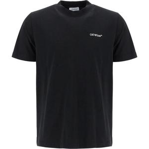 Офф-Уайт футболка с ветреной стрелкой OFF-WHITE, черный