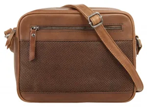 Сумка через плечо Pike, натуральная кожа Piké, коричневый