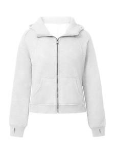 Толстовка с капюшоном на молнии Imily Bela, Mottled White