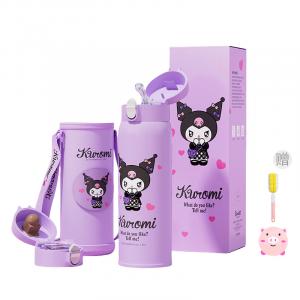 Питьевая трубочка Direct практичная термочашка 500ML Sanrio, фиолетовый