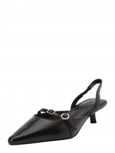 HUGO Туфли-лодочки с открытой пяткой 'Seleny' в черном цвете