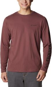 Columbia Мужская Футболка PHG Terminal Shot Camo Triangle с длинным рукавом, Light Raisin