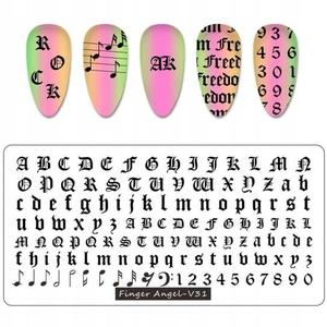 Пластина для штампа для ногтей, Tojato